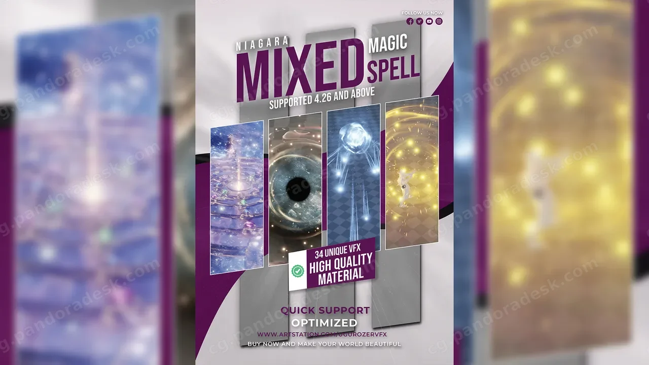 混合魔法 3 法术视觉特效包-Mixed Magic 3 - Spell VFX Pack