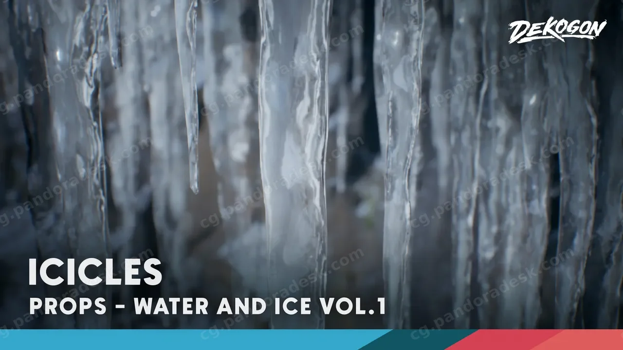 冰柱 - WATER & ICE VOL.1 - Icicles (Nanite and Low Poly)