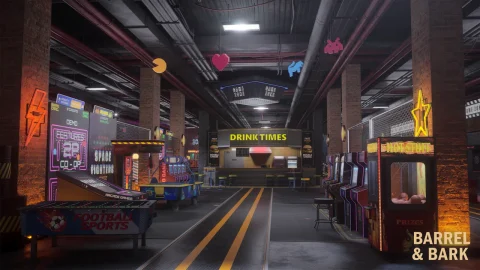 游戏与娱乐区 Game and Entertainment Area