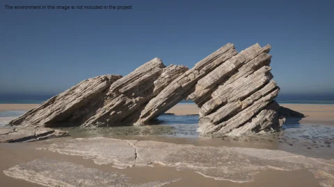 岩石、沙子和鹅卵石 Rocks, Sand and Pebbles