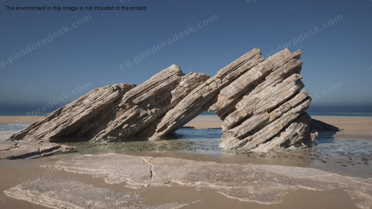 岩石、沙子和鹅卵石 Rocks, Sand and Pebbles