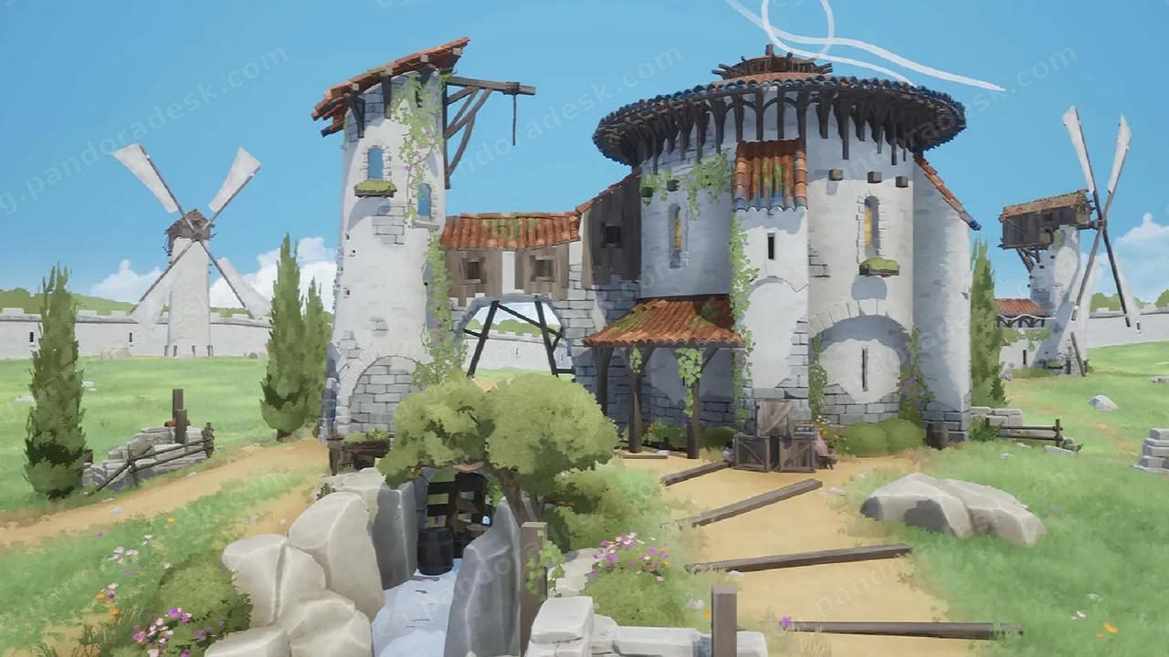 风格化奇幻的维京小屋 - Stylized Fantasy Provencal ( Stylized , Fantasy , Provencal )