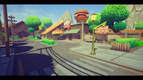 卡通城镇-Stylized Houses