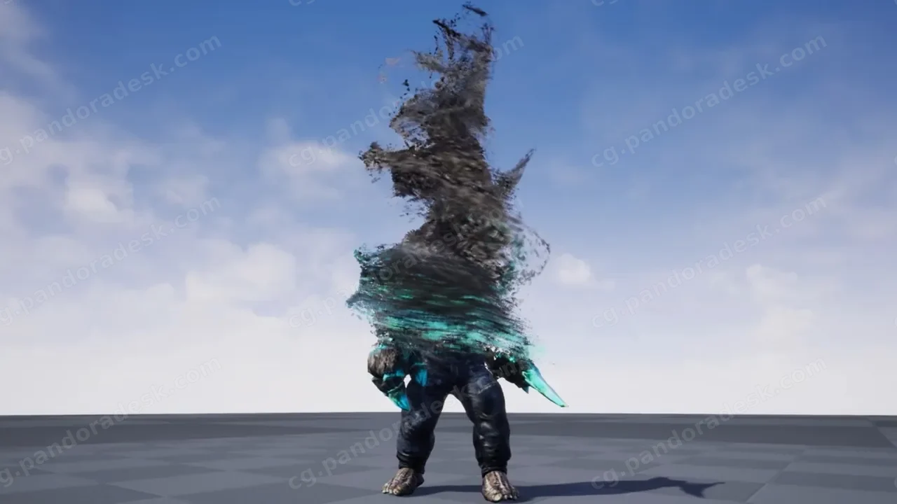人物吸收消散视觉特效 UE5 Character Absorb VFX