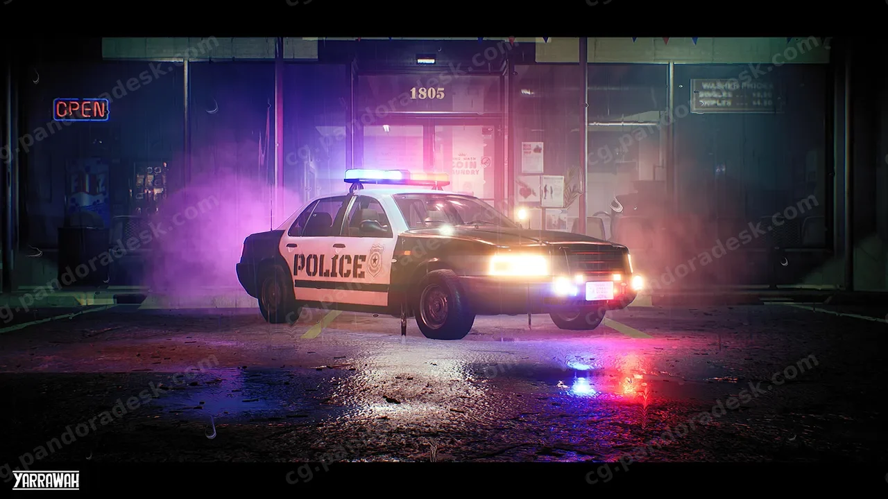 警车/救护车-高级可驾驶交互车辆 - Emergency Vehicles - Premium - Drivable and Interactable