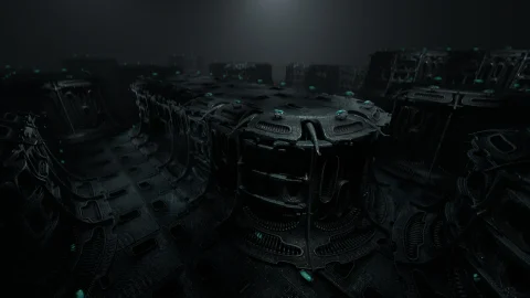 复古科幻包 纳米石书桌 - Vintage SciFi Pack VOL 10 Desks (Nanite)