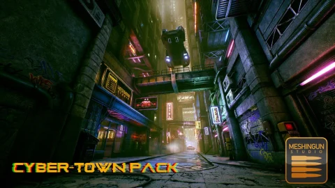 赛博城镇 - Cyber-Town Pack