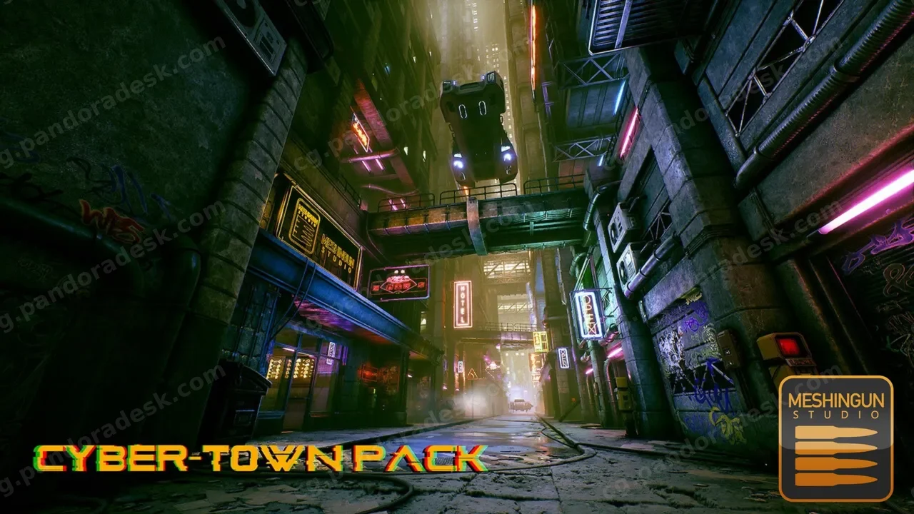 赛博城镇 - Cyber-Town Pack