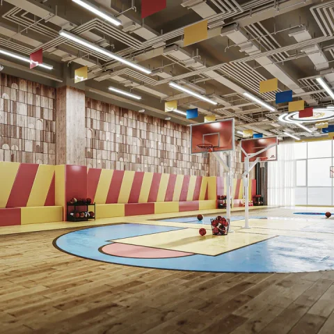 篮球场 - Basketball Court 01