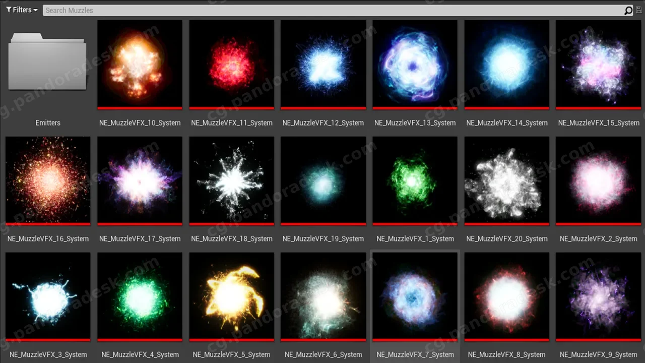 能量武器视觉特效包 Energy weapon VFX Pack