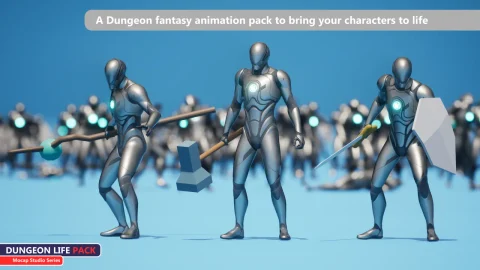 我的世界地牢生活动画包 MC Dungeon Life Animation Pack