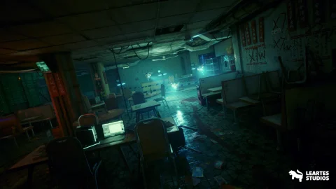 科幻餐厅犯罪现场-Restaurant Crime Scene