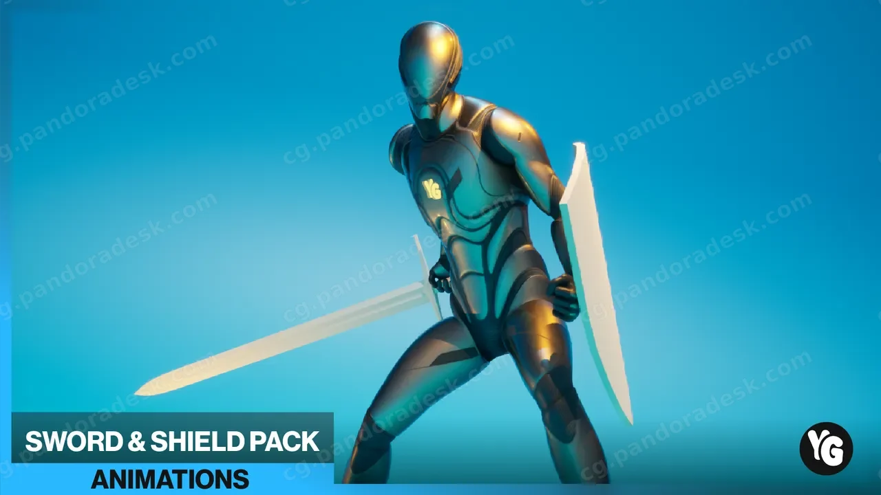 260 个剑与盾动作捕捉动画 - 260 Sword and Shield Mocap Animations