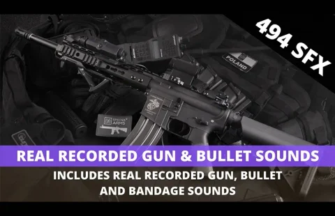 枪和子弹的声音 - Real Recorded Gun & Bullet Sounds - Gun Sounds