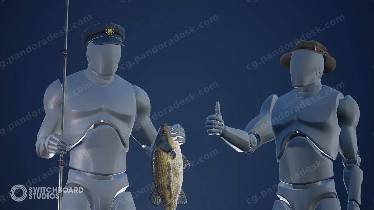 带动画的淡水鱼包 - Freshwater Fish Pack with Animations