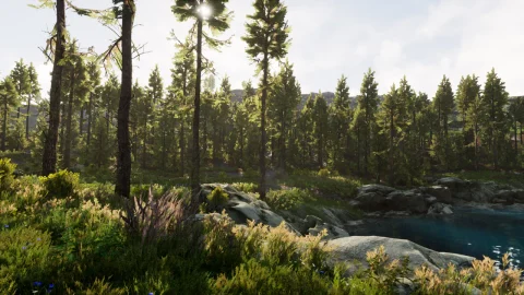 专业景观自然环境创建工具 - Landscape Pro 3 - Automatic Natural Environment Creation Tool