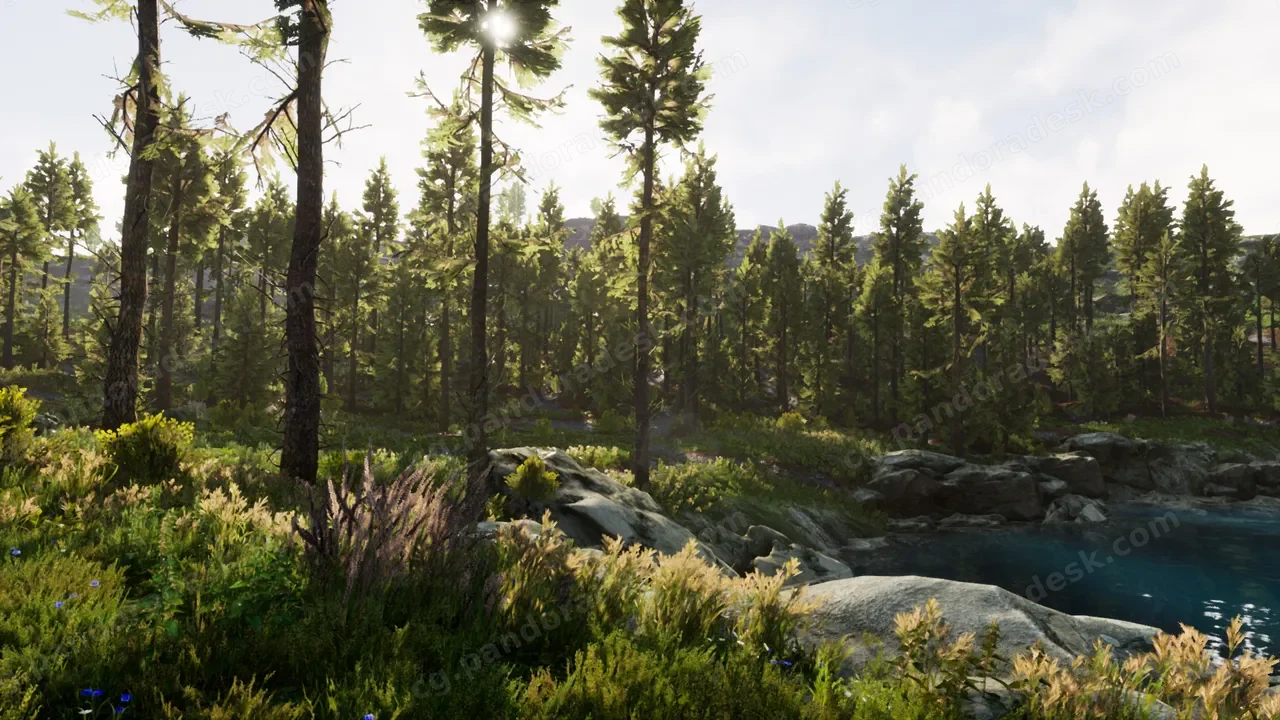 专业景观自然环境创建工具 - Landscape Pro 3 - Automatic Natural Environment Creation Tool