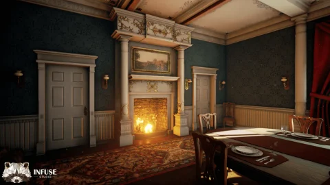 维多利亚式餐厅-Victorian Dining Room