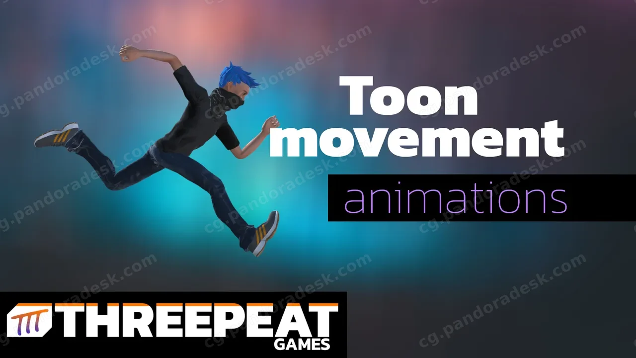卡通人物动作动画套装 - Toon Movement Animation Set