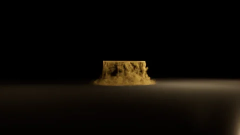 沙石流瀑布洪水特效 - Sand Waterfall 3D VDB Pack