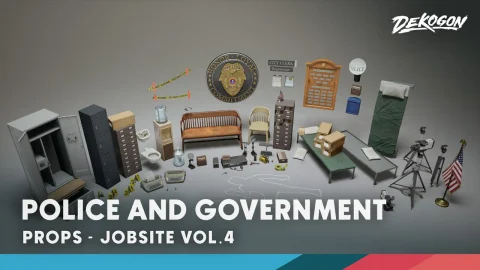 工作现场 第4期 - 警察局 Jobsite VOL.4 - Police Station
