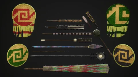 阿兹特克武器包-Aztec Weapon Pack