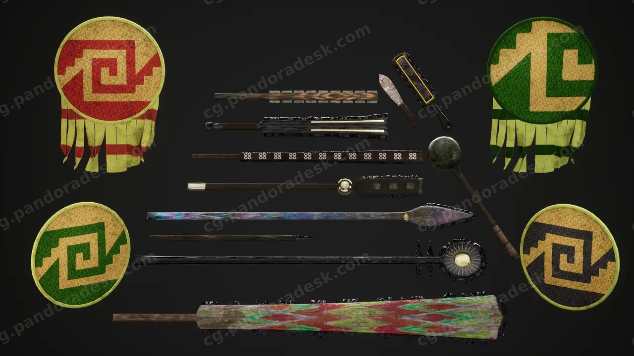 阿兹特克武器包-Aztec Weapon Pack