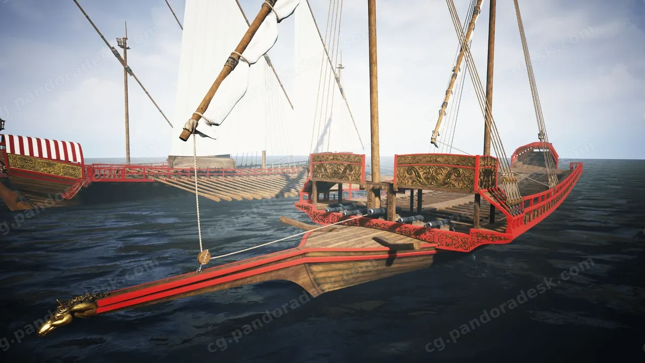 中世纪帆船-Medieval Galley