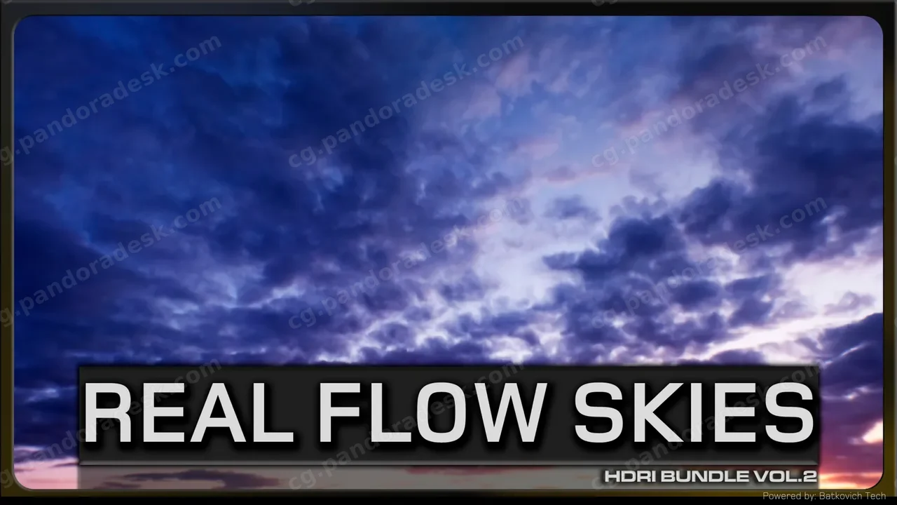 真实流动天空 |HDRI捆绑包第2卷 - REAL FLOW SKIES | HDRI BUNDLE VOL.2