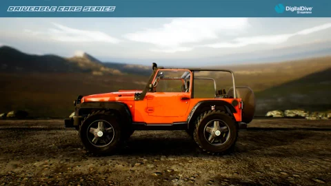 可驾驶 四轮驱动越野汽车 - Drivable Cars: 4x4 Off Road Four Wheel Drive Car