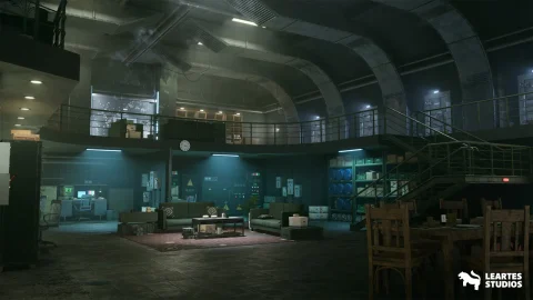 冷战时期地下掩体场景-Cold War Underground Bunker