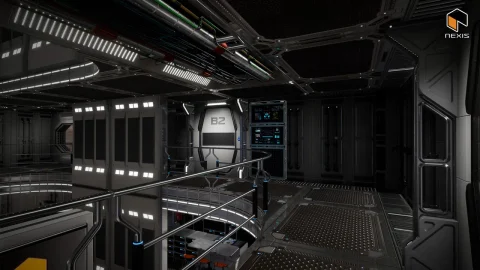 星际殖民科幻城市-Sci Fi Orion Mars Living Quarters