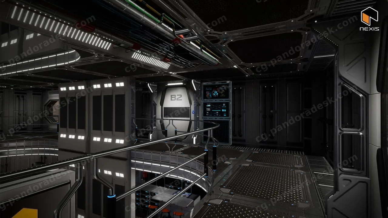 星际殖民科幻城市-Sci Fi Orion Mars Living Quarters
