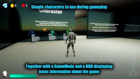 第三人称平台游戏模板 Third Person Platformer Template