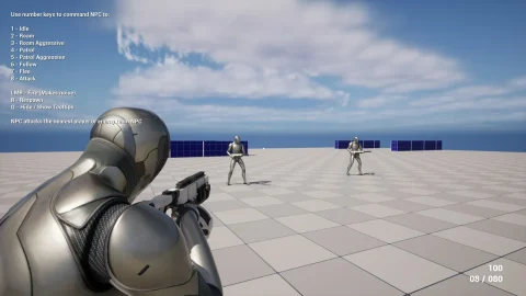 射击游戏创建系统蓝图 Plug and Play Shooter AI