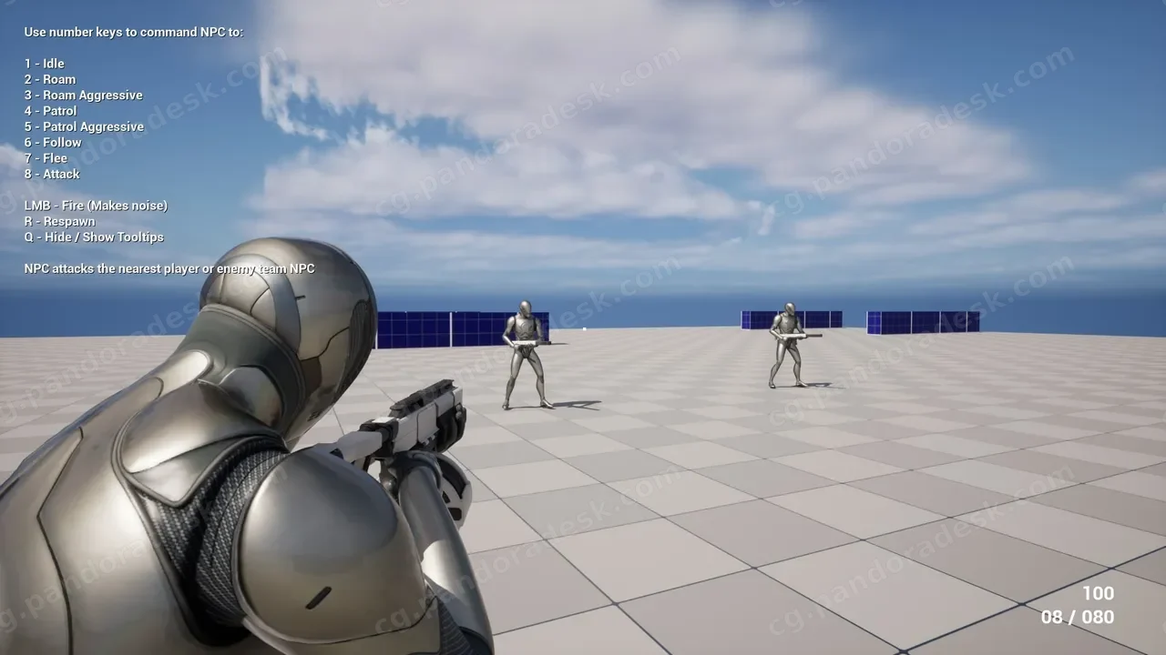 射击游戏创建系统蓝图 Plug and Play Shooter AI
