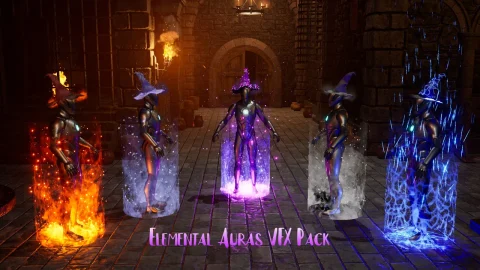 元素光环视觉特效包 Elemental Auras VFX Pack