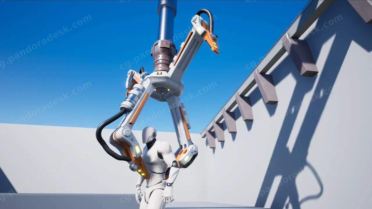 科幻机器人起重机系统-Crane Balk – Sci-Fi robotic crane system