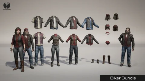 骑行者捆绑包 - Biker Bundle - MetaHuman