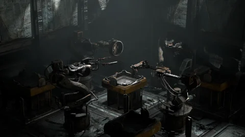 科幻工厂道具 - SciFi factory props