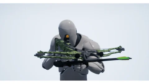 现代弓弩射击动画-Modern Crossbow Animation Kit