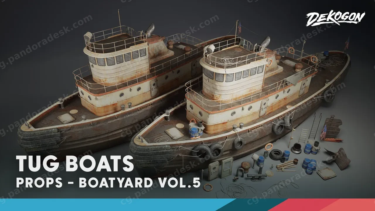 船厂 VOL.5 - 拖船 - Boatyard VOL.5 - Tugboat