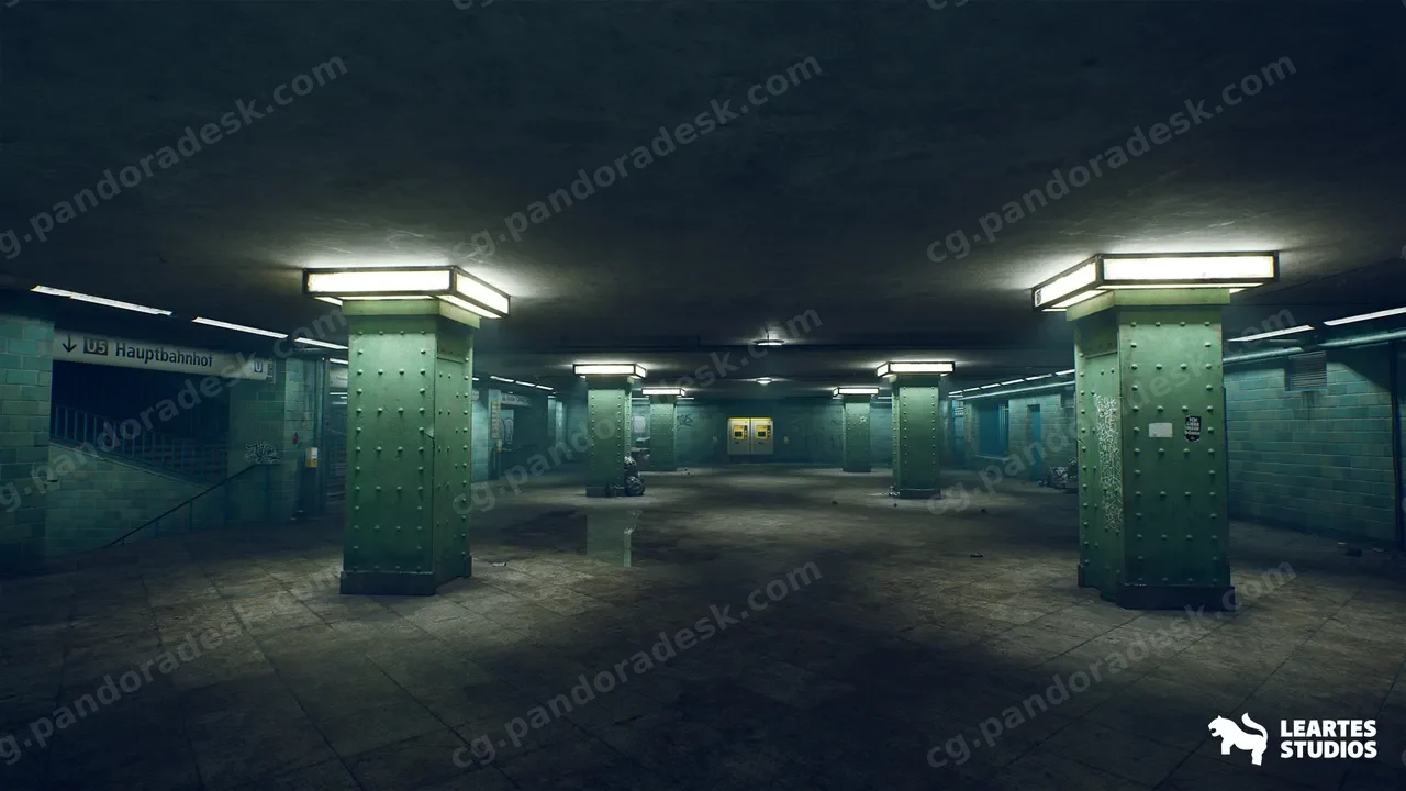 柏林废弃地铁站 - Abandoned Subway Station in Berlin