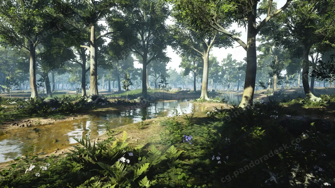 森林景观-3D-Scanned, Photo-Realistic Forest Landscape Asset Pack Vol. 2