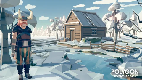 中世纪维京城镇-POLYGON Adventure Pack