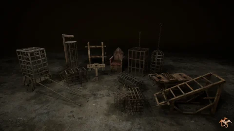 中世纪刑具 - Medieval Props Instrument Torture