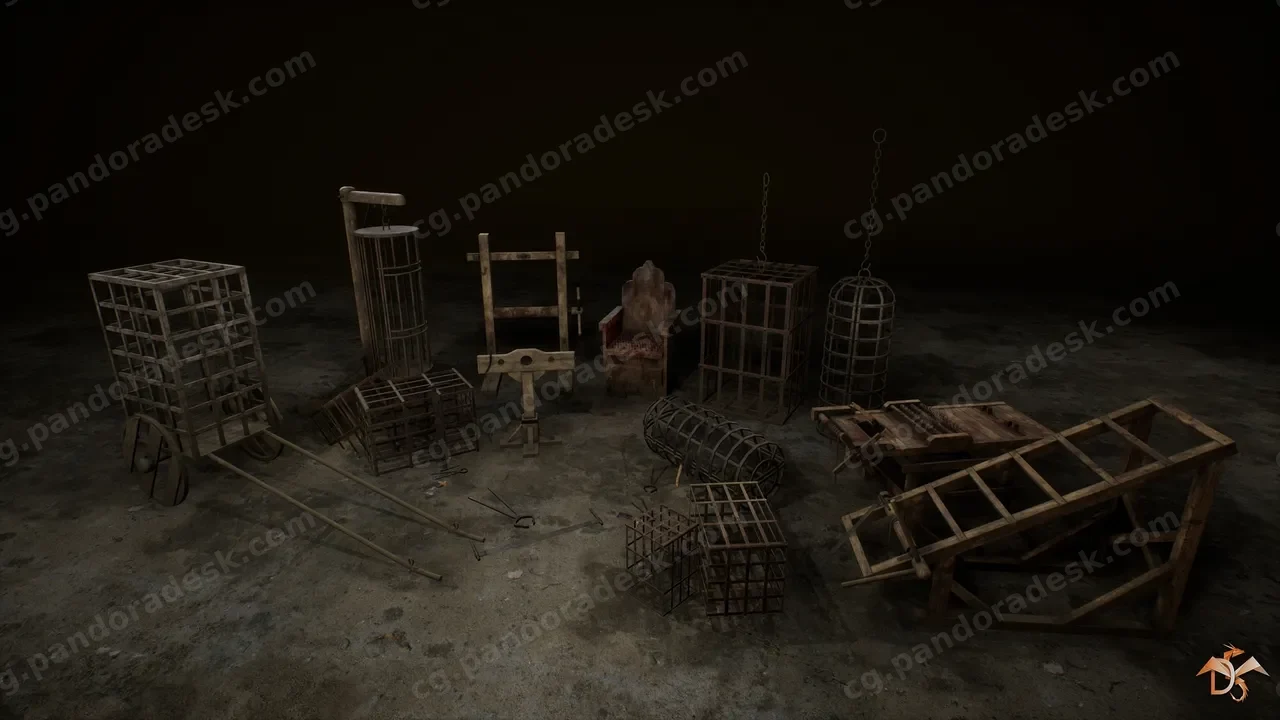 中世纪刑具 - Medieval Props Instrument Torture