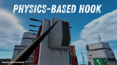 抓钩系统（含物理） - Grappling Hook System (with Physics)