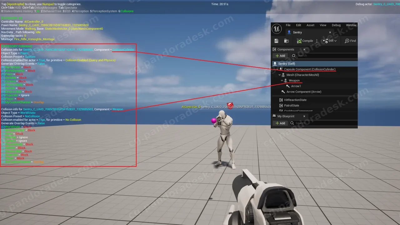 碰撞设置调试器 - Collision Settings Debugger