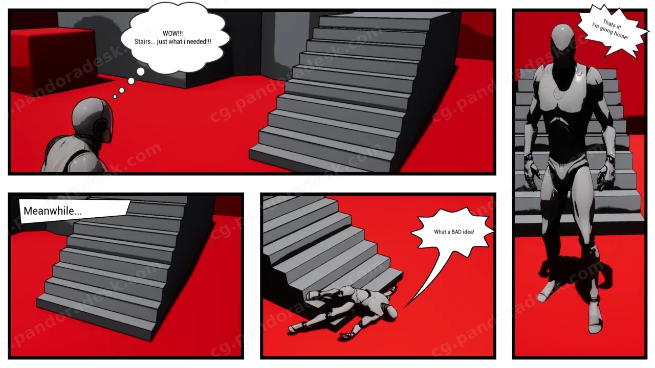 漫画过场动画UI - Comic Book Cutscene